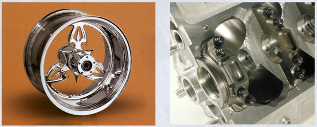 Fig.1 Examples of parts that can be machined on machining centers. Image from cited reference source.